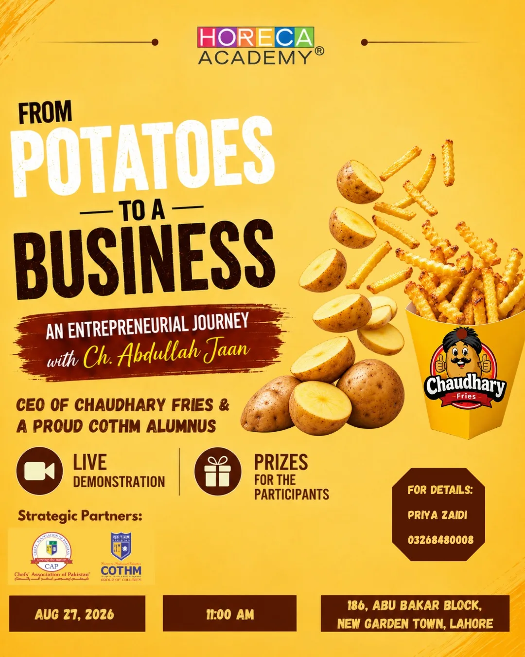 Potatoes to a Business - Live Demonstration