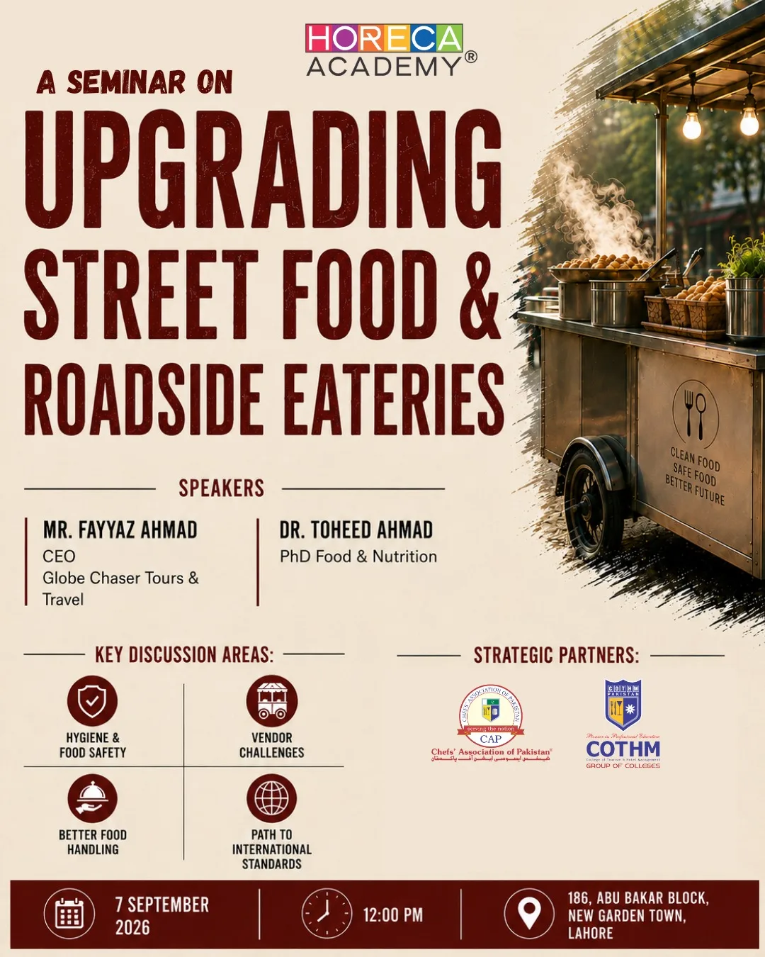 Upgrading Street Food & Roadside Eateries - Seminar